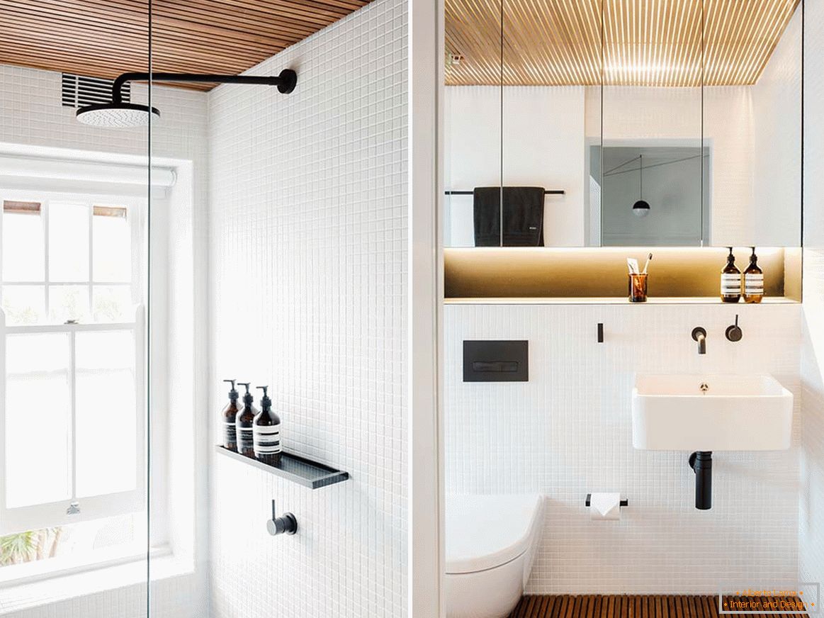 Design interior al unui apartament mic din Sydney - ванная