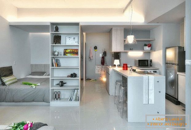 proiectarea unui mic apartament studio 