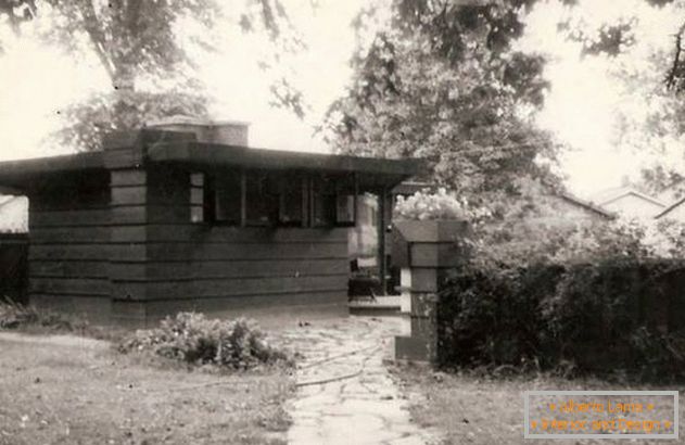 Proiectarea mini-casei lui Frank Lloyd, 1935