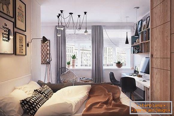 Cele mai bune opțiuni de design pentru un apartament cu o cameră de 40 mp