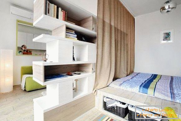 Cum să aranjați mobilierul într-un apartament de o cameră Photo