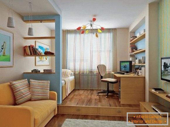 Designul interior al apartamentului cu o camera foto 4