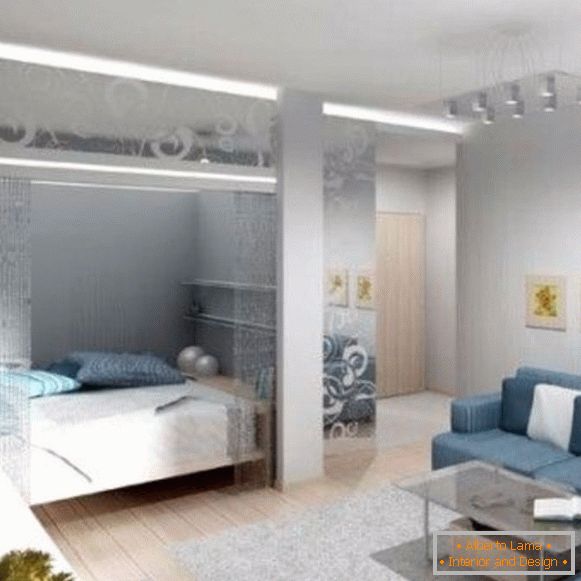 Design de apartament cu o cameră - fotografie 6