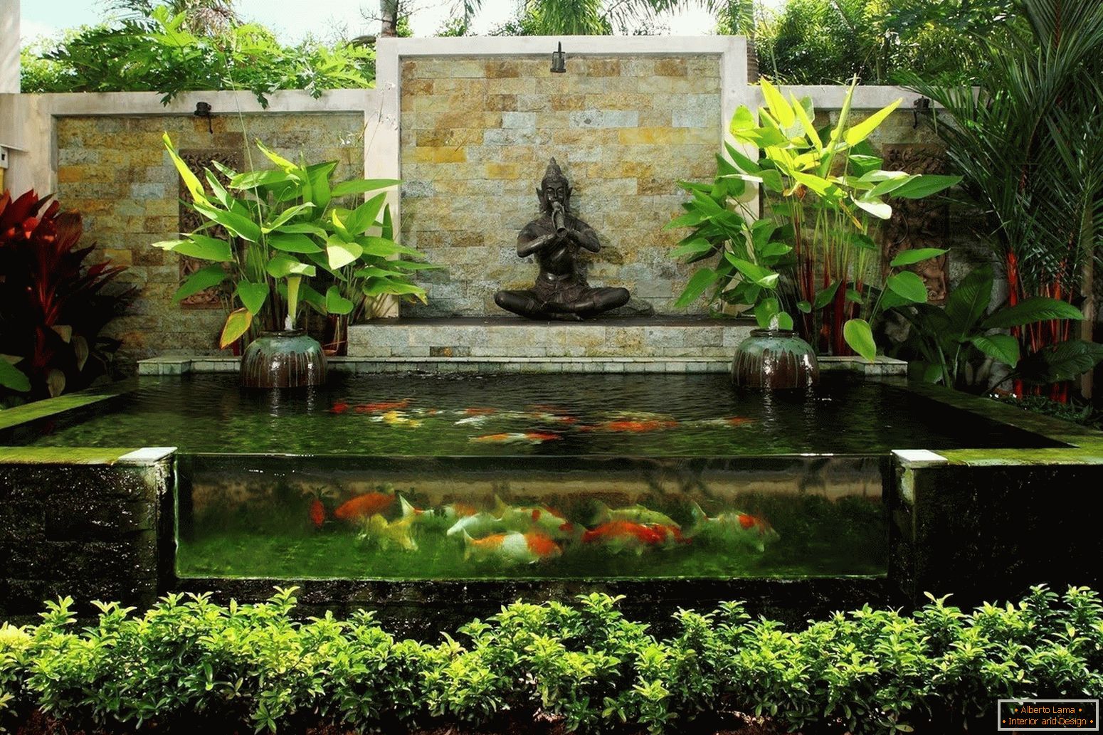 Pond în stil oriental