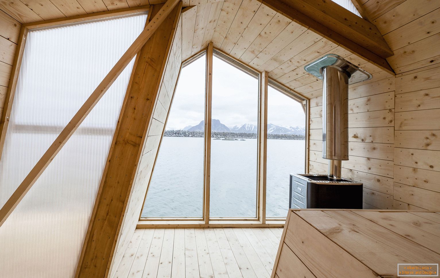 Proiectarea unei cabine de pescuit în Norvegia