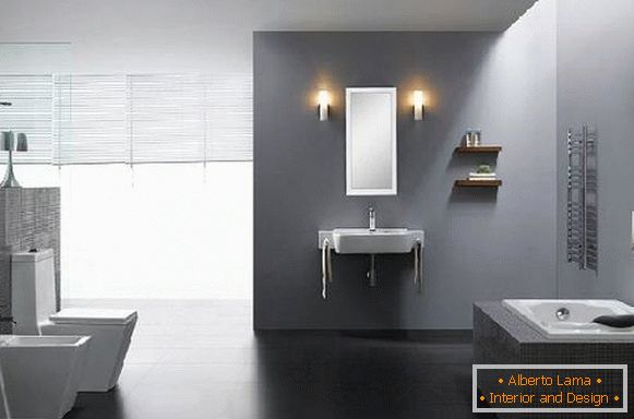 design de baie combinat cu o toaletă, fotografie 38