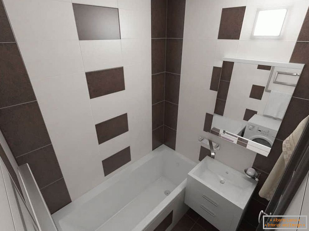 Locație compactă a instalațiilor sanitare în baia din casa casei