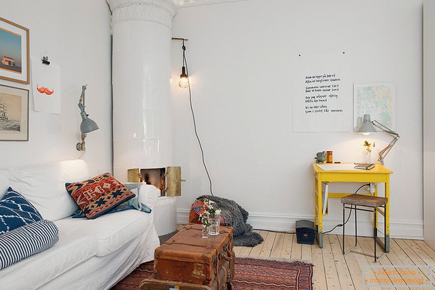 Apartament cu o cameră în Göteborg proiectat de designeri suedezi