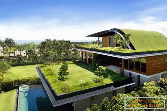 Case frumoase în stilul high-tech și eco