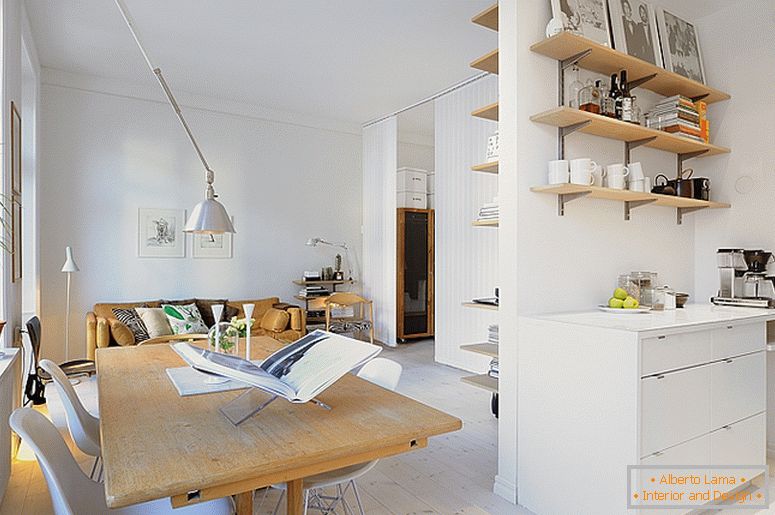 Sala de mese de apartamente de lux mici în Suedia