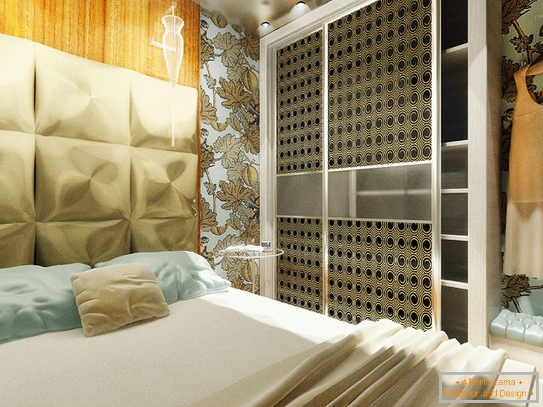 Un dormitor confortabil în culori pastelate