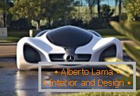 Futuristic supercar de la Mercedes: Concept BIOME