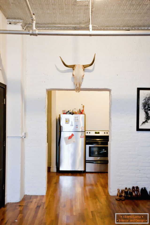 Apartament de bucătărie elegant în Brooklyn