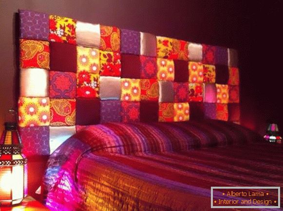 tetiere-pat-în-decor în stil marocan