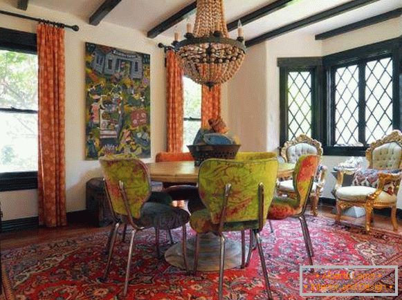 Design interior indian cu mobilier eclectic