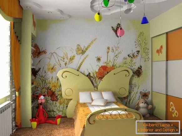 stil de decor interior al camerei pentru fete pentru copii