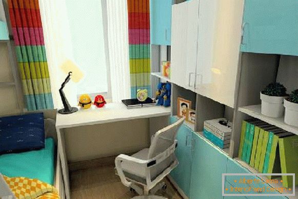 interiorul unei camere pentru copii mici pentru copii, fotografia 58