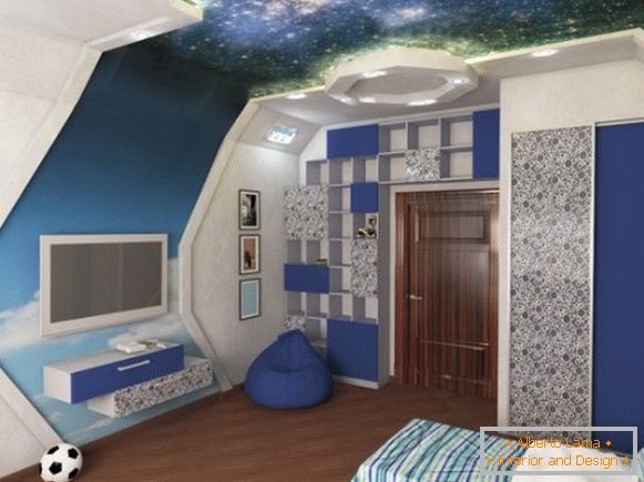 interiorul unui dormitor pentru copii для мальчика