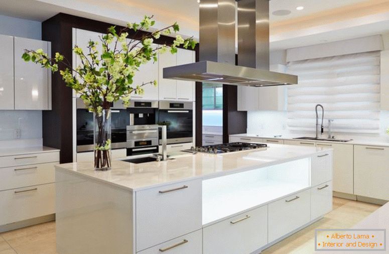 Interior în stil alb - cea mai bună fotografie a ideilor de