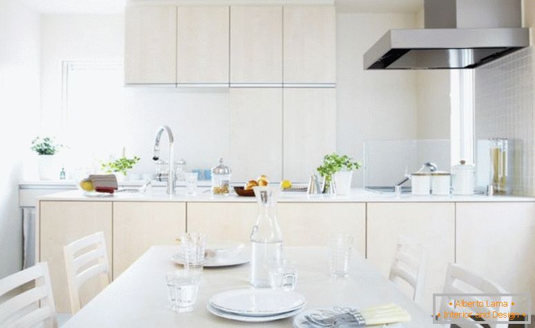 Interior în stil alb - cea mai bună fotografie a ideilor de