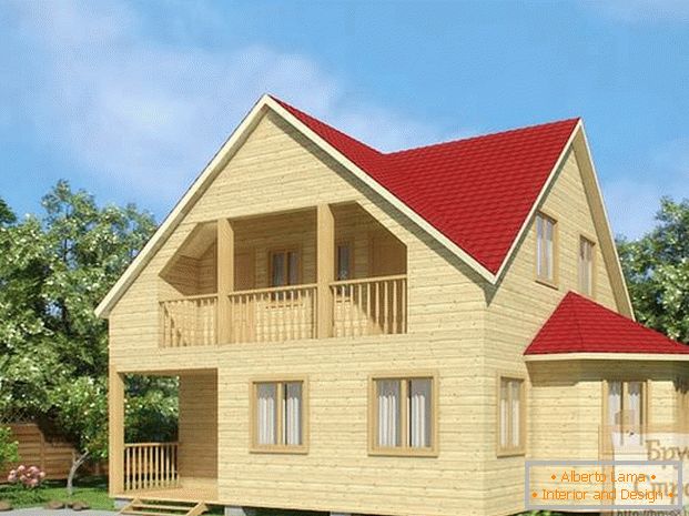 Proiect de case din lemn stratificat