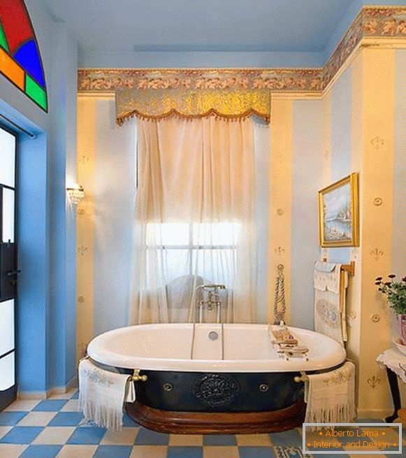 Wallpaper tapet frumos - fotografie în design baie