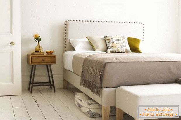 Design de dormitor în culori pastelate