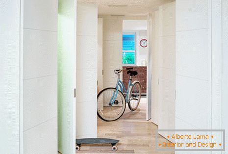 Biciclete într-un apartament mic