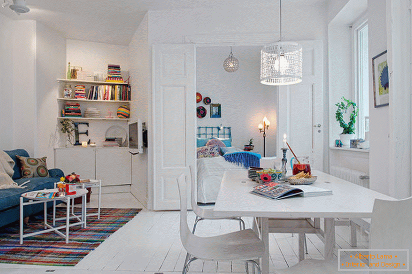 Apartament original de 34 mp în Suedia