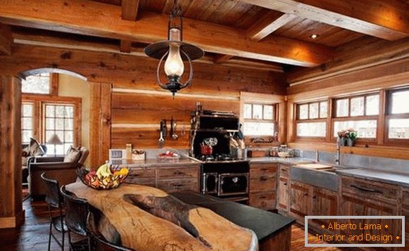 Bucătărie din lemn Foto 7