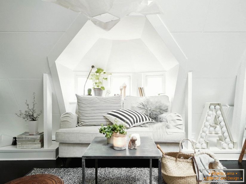 Design interior peste casă în Suedia