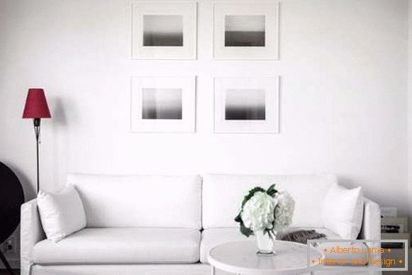 Proiectarea unui mic apartament studio într-un stil minimalist modern