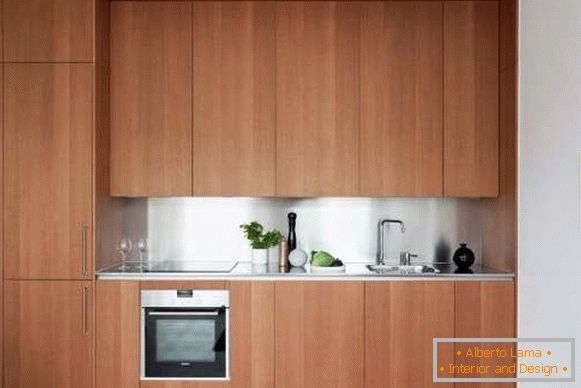 Design modern de bucătărie în apartamente mici de studio 30 кв м