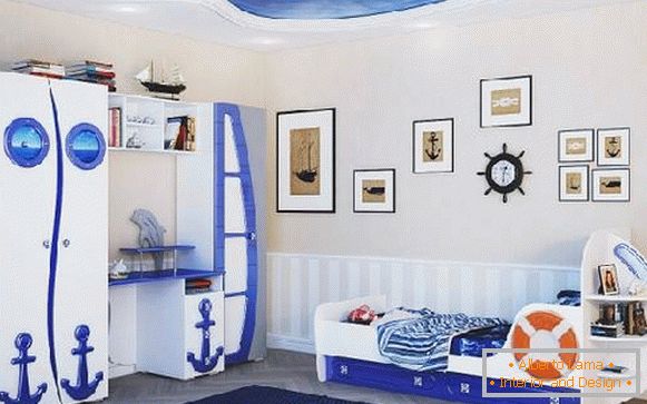 mobilier pentru o cameră pentru copii pentru un băiat, foto 19