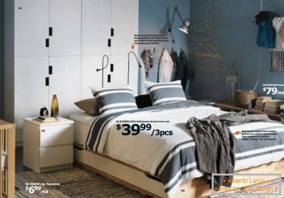 Dormitor din catalogul IKEA 2015