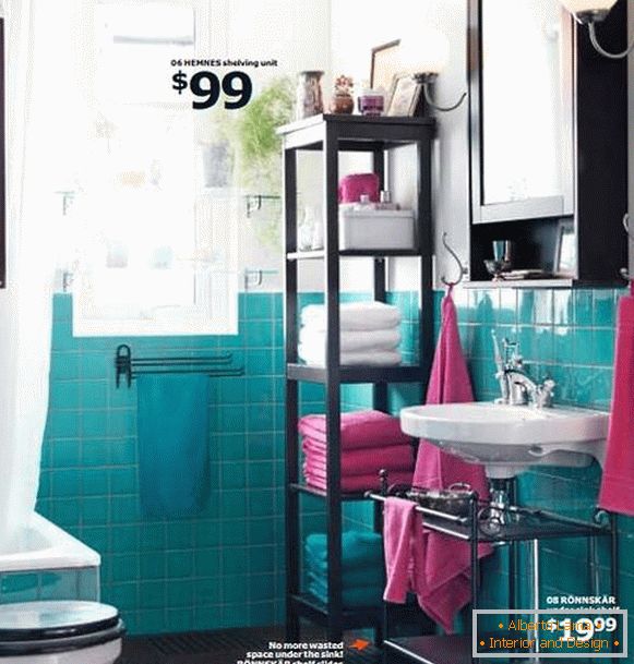 Mobilierul IKEA 2015 pentru o baie mică