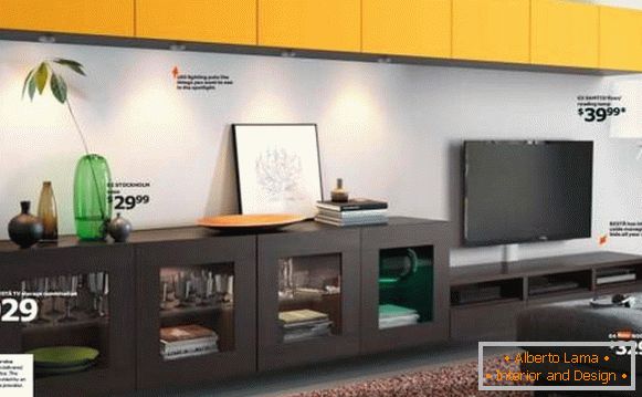 Mobilier modern de cameră de zi Ikea 2015
