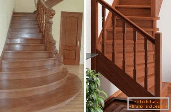 Care sunt scările din lemn într-o casă particulară - fotografii în diferite stiluri