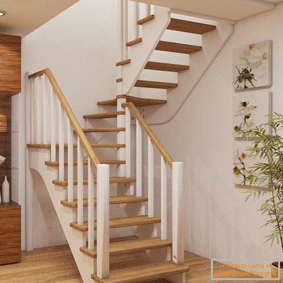 Tipuri de scări într-o casă privată în formă și materiale