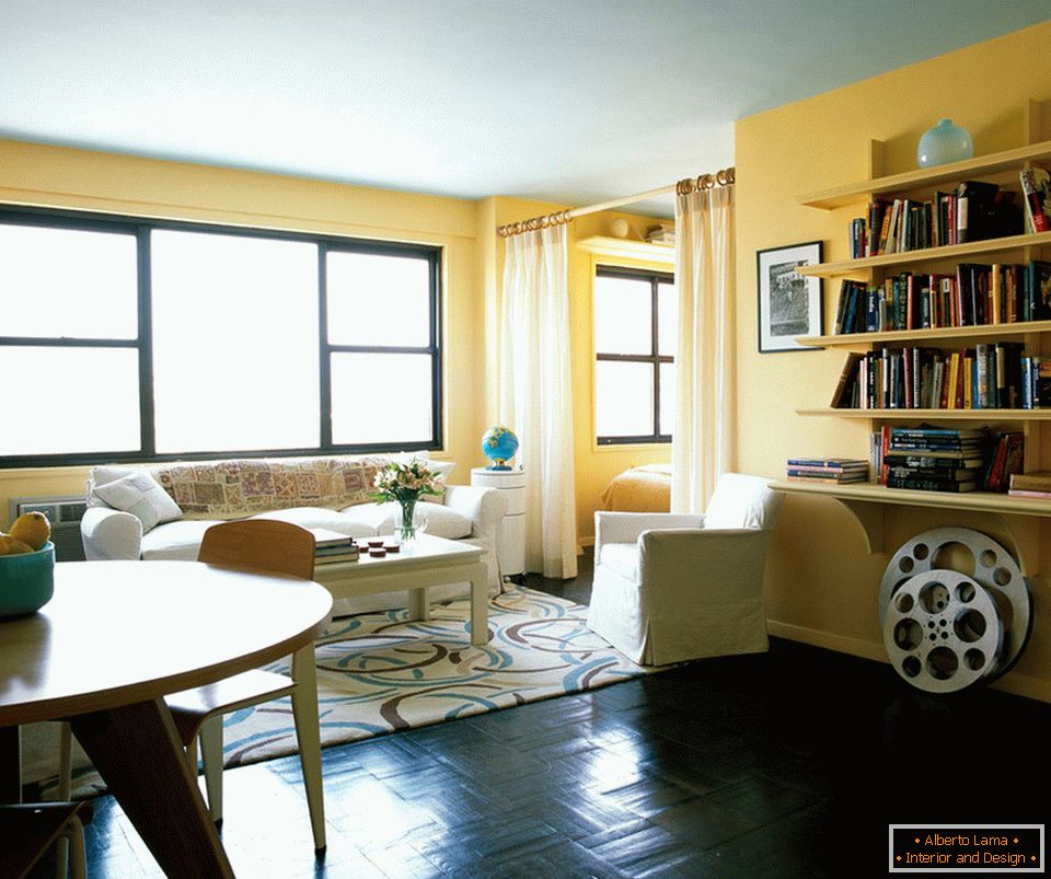 Interiorul unui apartament pentru o fată din New York