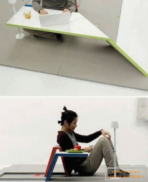 Mobilier creativ de birou Origami
