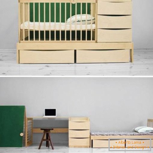 Un set de mobilier pentru copii