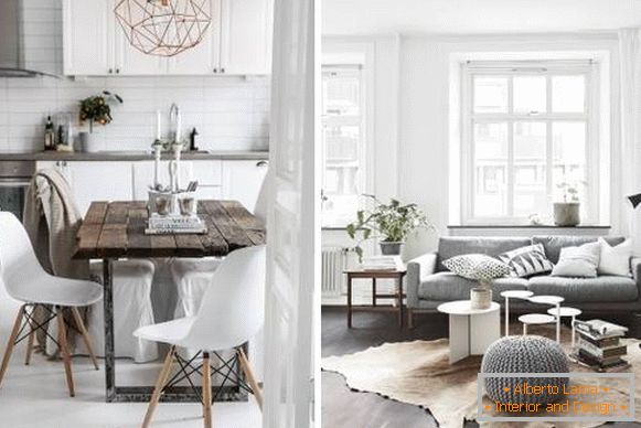 Tendințele modei în designul interior 2016 - stil scandinav