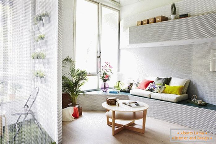 Designul mozaic al unui apartament mic - фото 2
