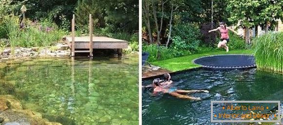 Piscină sau piscină în țară - fotografie