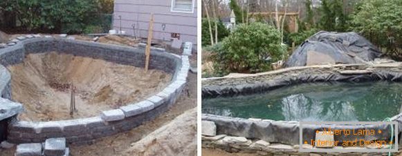 Cum să construiască un iaz în țară cu propriile mâini - proiecte de piscine cu fotografii