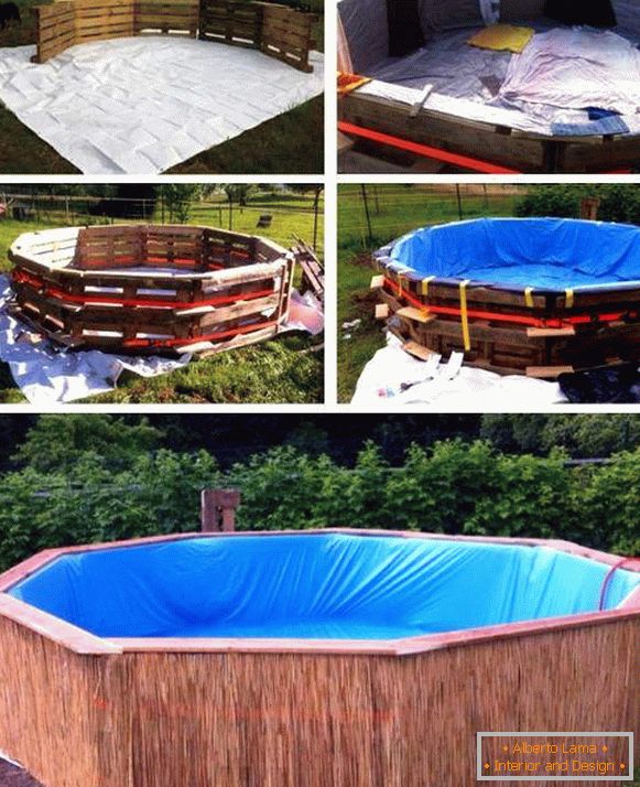 Proiectarea unei piscine pentru o grădină sau o curte cu propriile mâini