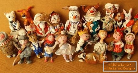 vintage jucării de Anul Nou de mâini proprii, fotografia 37