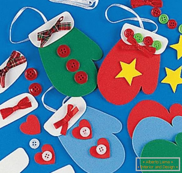 Jucării de Anul Nou realizate din hârtie colorată cu mâinile lor, fotografie 27