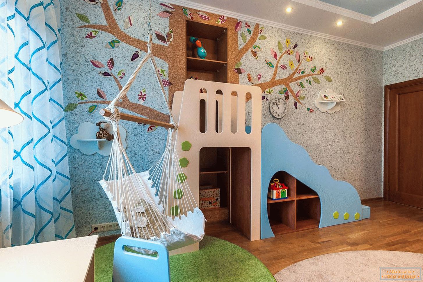 Design de perete în camera copiilor